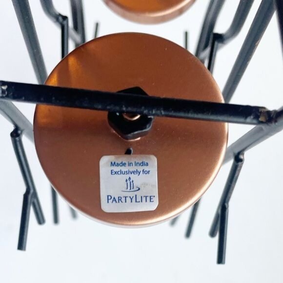 Partylite Twinkling Twigs Centerpiece 13" Iron Candle Holder Medium Rare Retired - Picture 7 of 8